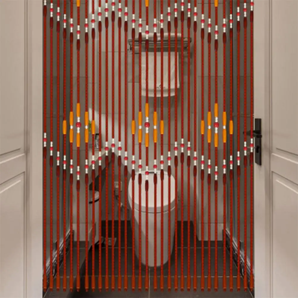 Деревянные жалюзи ручной работы 90x220 см 31 линия занавески с деревянными бусинами