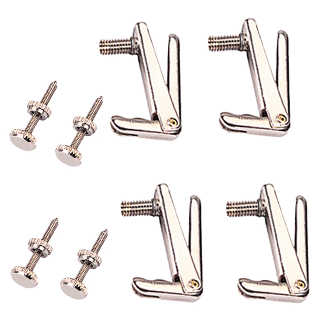 

Set Of 4 Violin Fine Tuners String Adjusters For 3/4 4/4 Violin Accessory