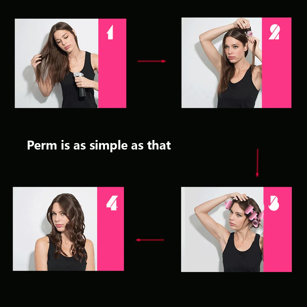 10 шт./компл. щипцы для завивки волос электрические трубки ролик с подогревом