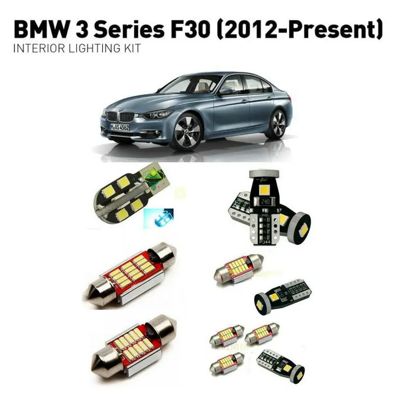 Светодиодные внутренние фары для BMW F30 2012 + 18 шт. светодиодные автомобилей