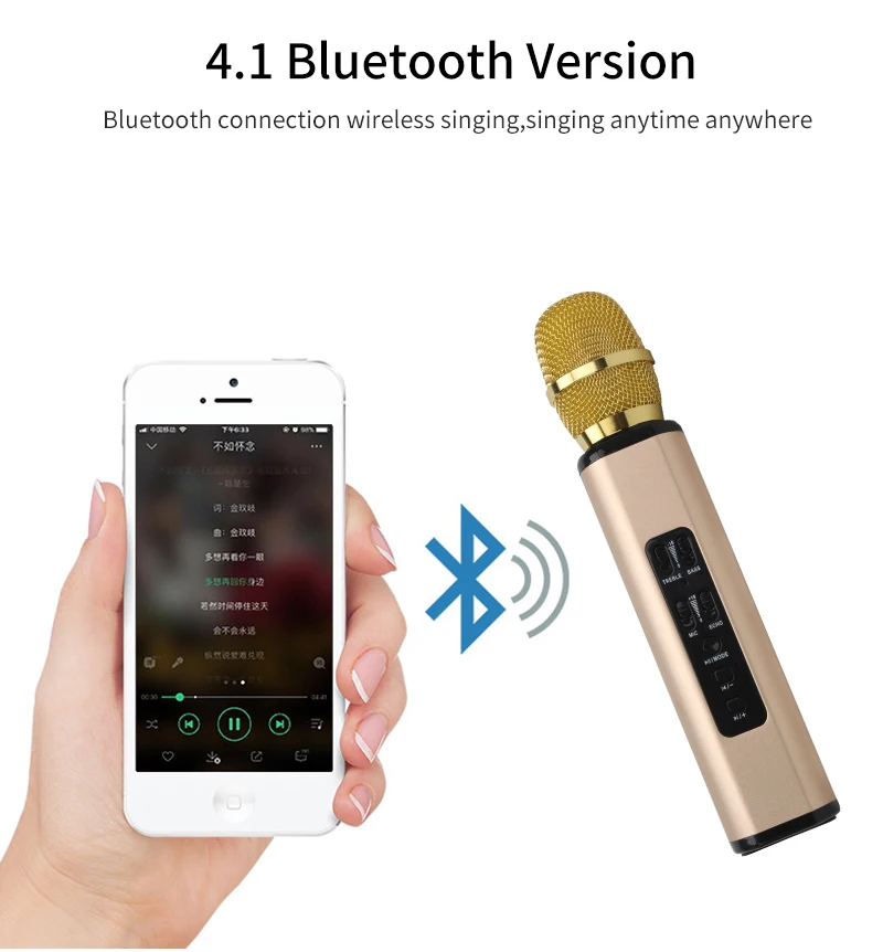 FELYBY мобильный телефон сокровище беспроводной Bluetooth микрофон многофункциональный двойной динамик частный режим портативный умный микрофон