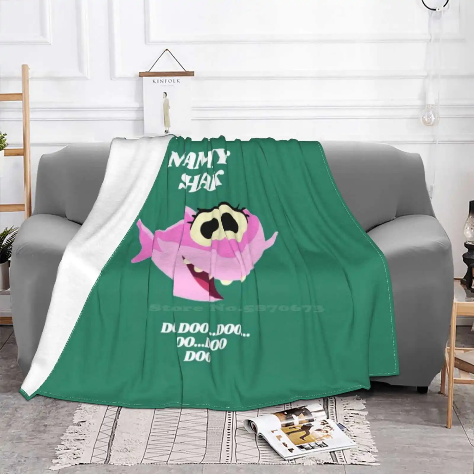 Mammy Shark Doo...Doo модное мягкое теплое одеяло папа Акула милая мама сочетается с