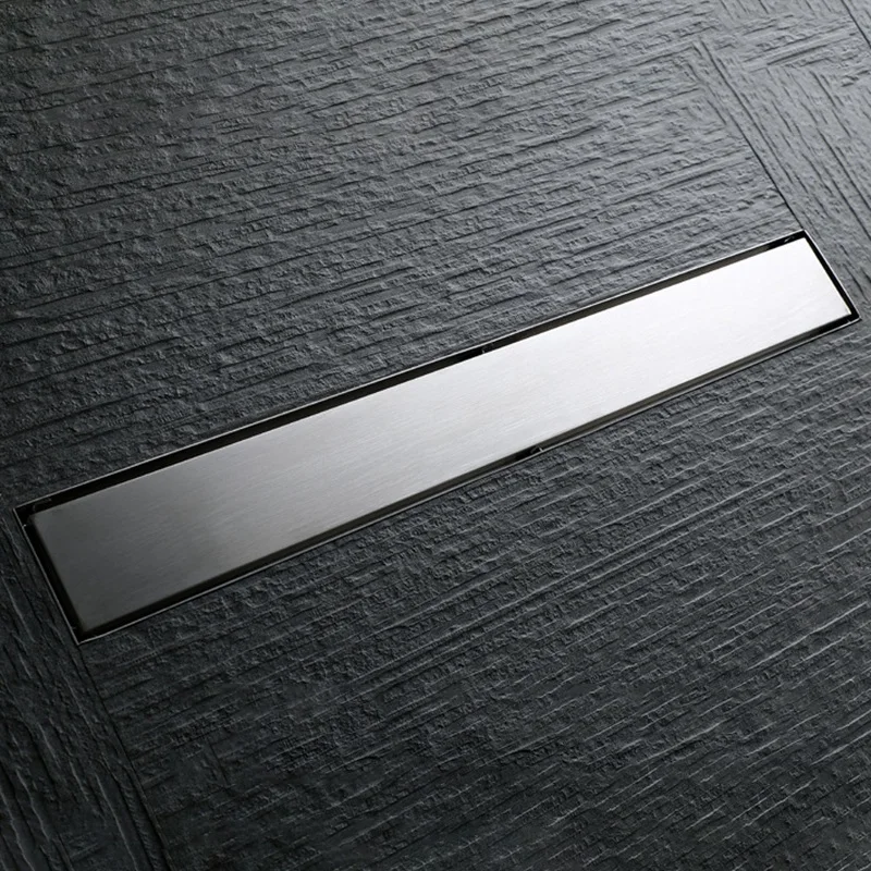 Слив для душа и вставка из матовой нержавеющей стали подходит плиточного