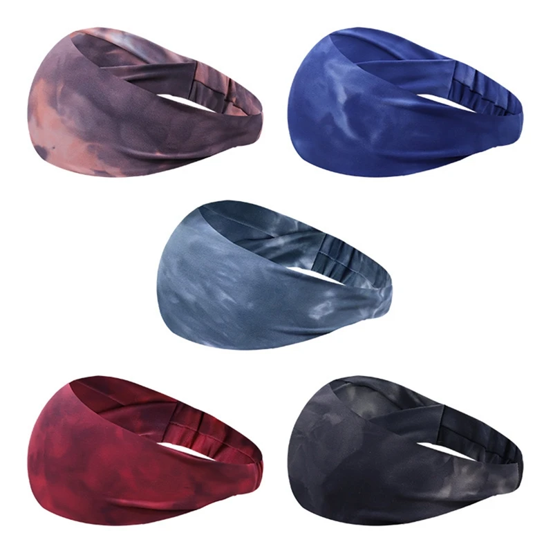 

1 PC Absorbent Sport Sweat Headband For Men Women Yoga Hair Bands Sweatband Outdoor Cycling Running Sports Accessories