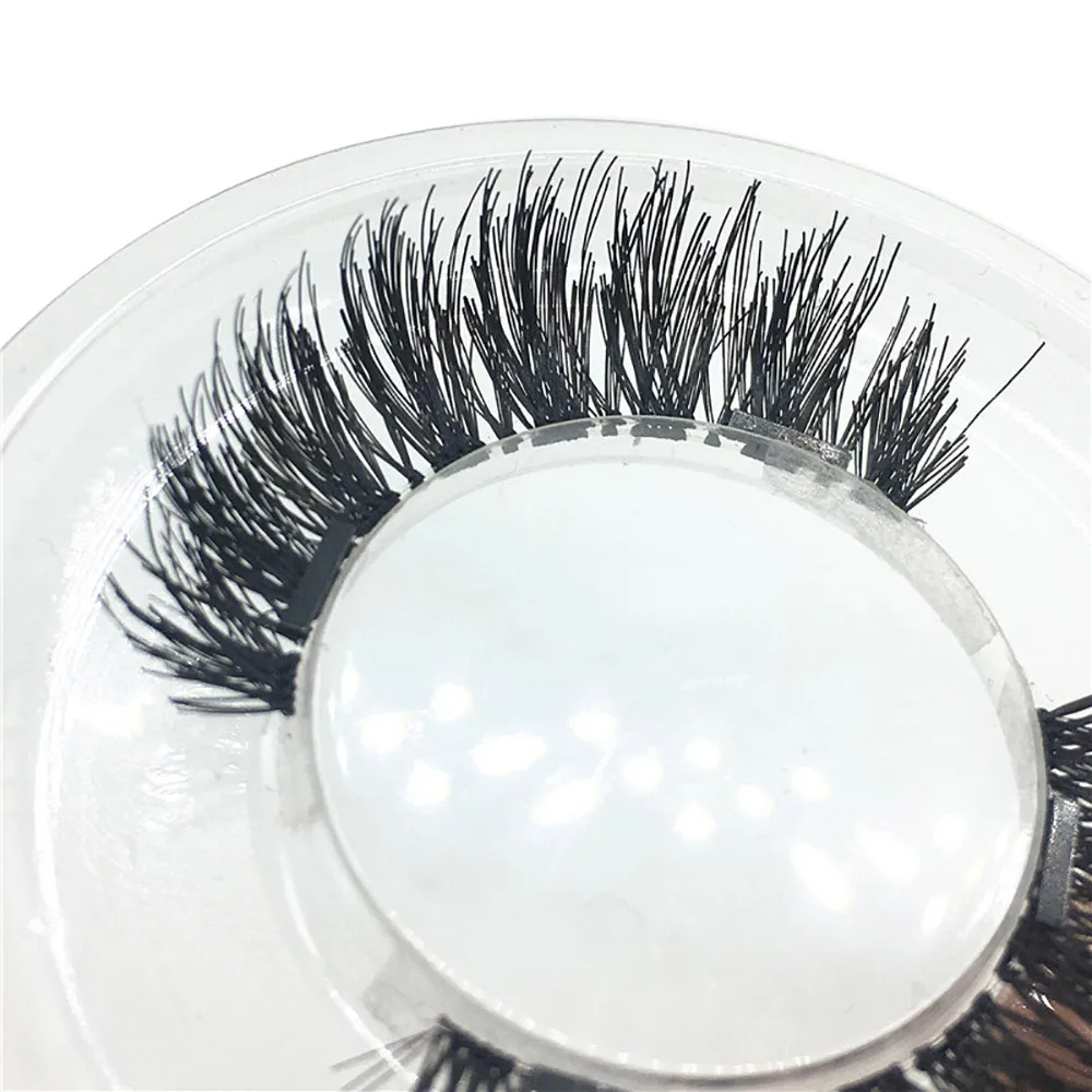 

1 Pair 3d Magnetic False Eyelashes Lashes Reusable False Magnet Long Fluffy Dramatic Volume Fake Lashes Makeup Eyelash Extension