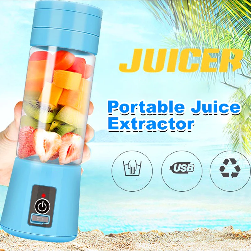 

2021 350ML Vitamin Portable Smoothie Blender Mini USB Mixer Electric Juicer Charging Fruit Juicer Lemon Squeezer Orange Juicer