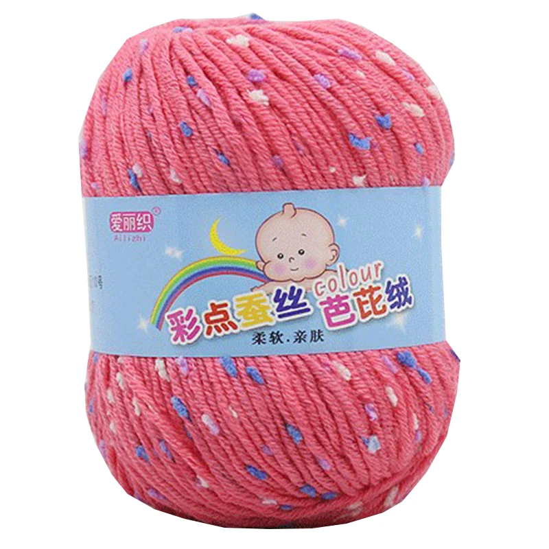 

Fashion High Quality Needlework Thread Baby Eco-dyed Cashmere Yarn Hand Knitting Comfortable Colorful Crochet Worsted Wool