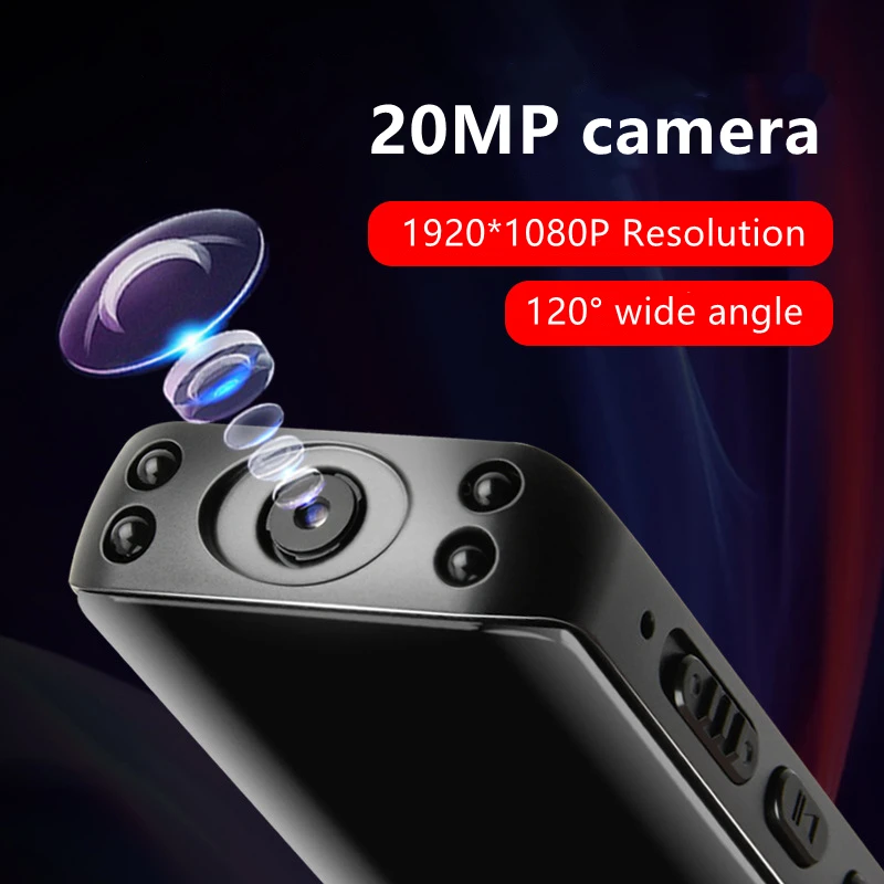 Mahdi C8 8|16|32GB|64GB|128GB 1080P Infrared Digital Mini Camera Portable Cam HD Video Voice Recorder Night Camcorder Minicam