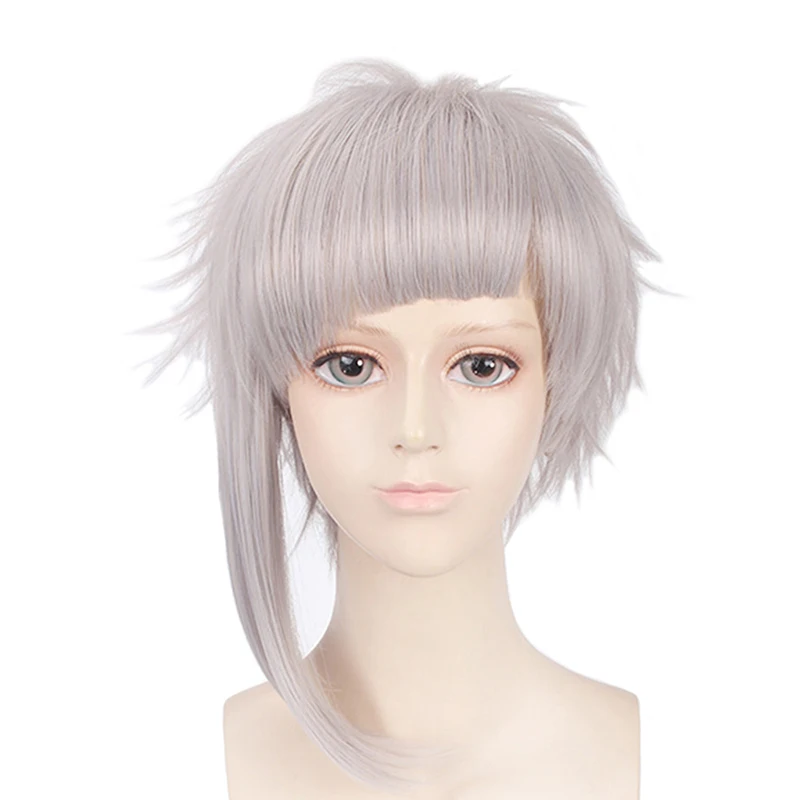 

Парик из коротких синтетических волос, аниме, Банго, бродячие собаки, Накадзима, Атсуси, костюм для косплея, парики для вечеринок на Хэллоуин