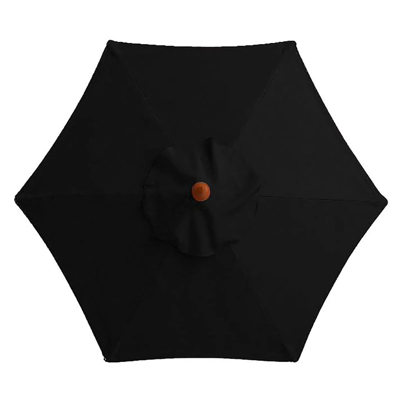 

Awnings Shades Replacement Canopy Market Umbrella Black 2M Hexagon Oxford Cloth Waterproof Durable Patio Umbrellas