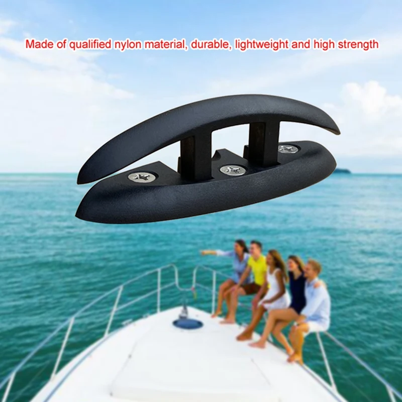 

Nylon Sailboats Folding Pull Up Cleat Dock Deck Boat Marine Kayak Hardware Line Rope Mooring Cleat Accessories