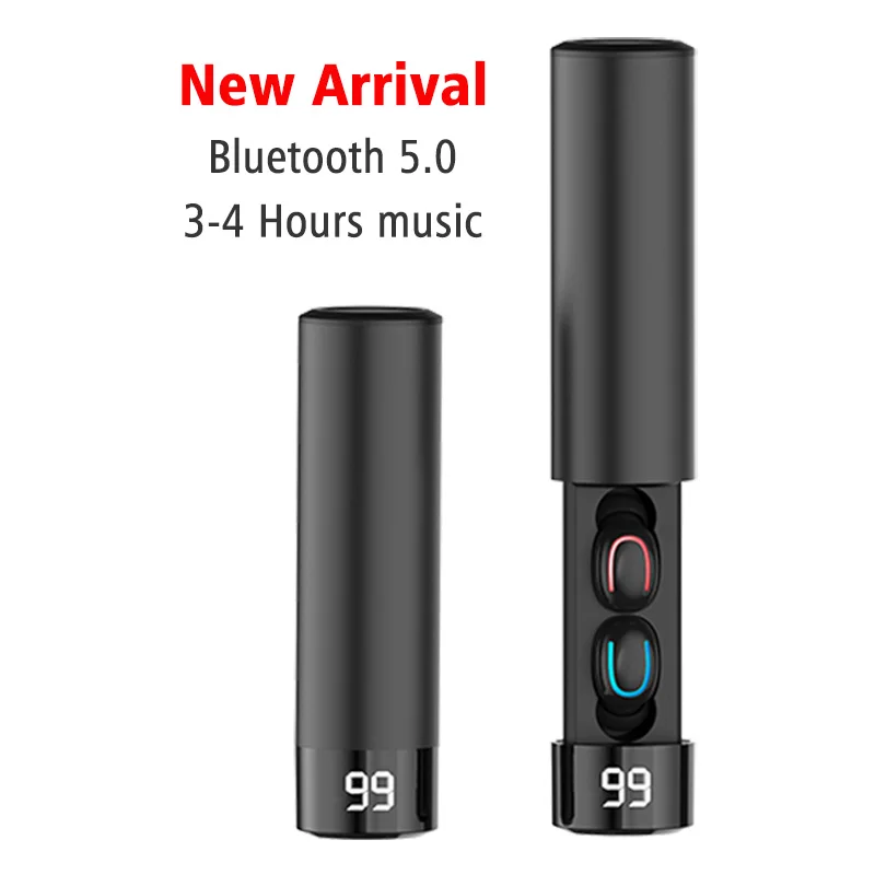 Q67 Bluetooth наушники 5,0 настоящие беспроводные наушники стерео Bluetooth наушники гарнитура со встроенным HD микрофоном зарядный чехол Q13 - Цвет: Q67