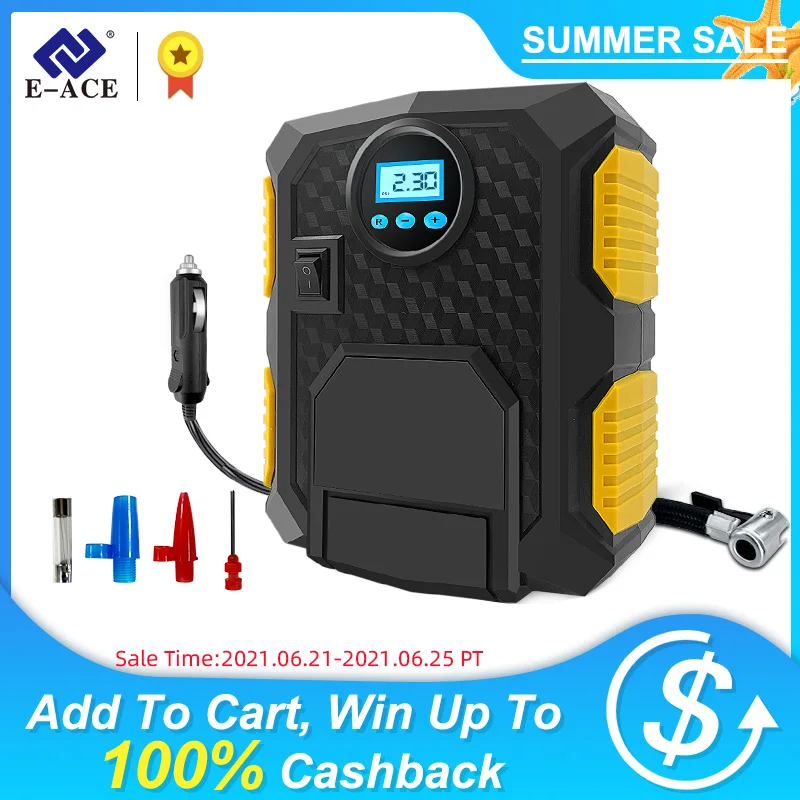 Дропшиппинг цифровой Воздушный компрессор Портативный электрический