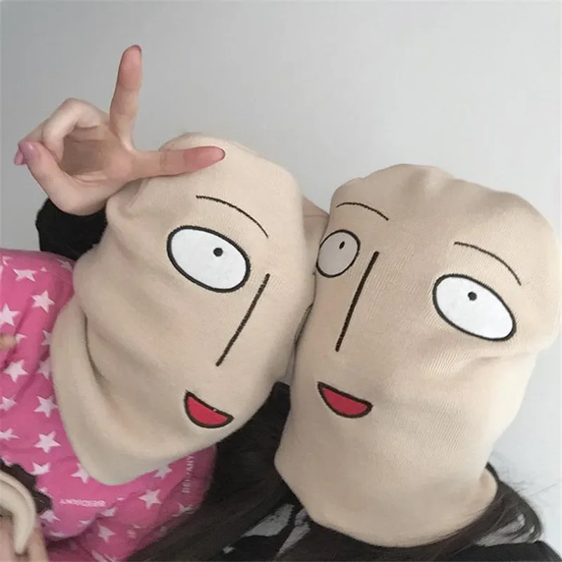 Аниме ONE PUNCH MAN Saitama Bald вязаная шерстяная шляпа с героями мультфильмов аксессуары