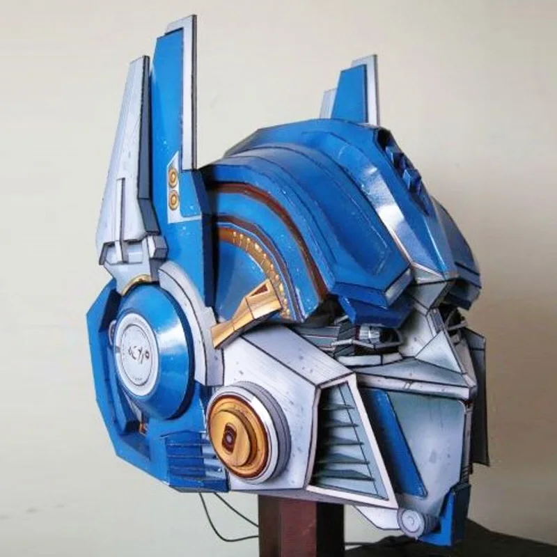 3D модель головы из бумаги сделай сам ручной фильм телевидение трансформер