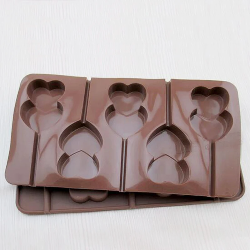 1 шт. Инструменты для тортов популярные двойное сердце силиконовые формы с