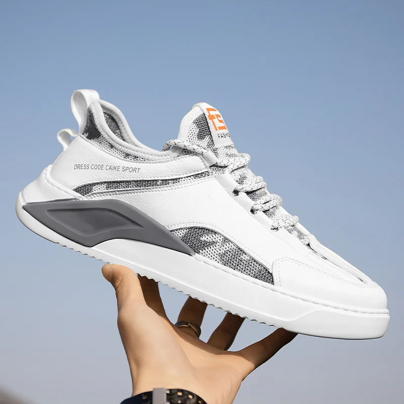 

Summer thin breathable mesh panel shoes 2021 new casual all-match white men's trendy shoes