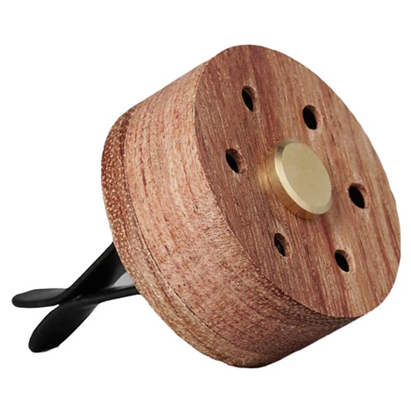 Диффузор эфирного масла для автомобиля с вентиляционным зажимом деревянный из