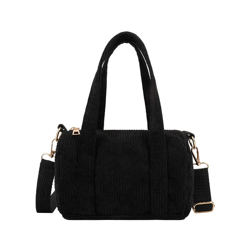

Women Corduroy Shoulder Crossbody Bag Mini Handbag Casual Tote Female Eco Cross-bag Vintage Messenger Bags