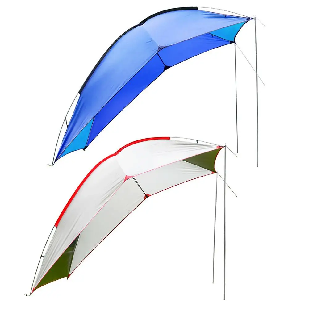 저렴한 휴대용 비치 텐트 카바나 태양 그늘 캐노피 낚시 쉼터 텐트 천막 양산 가닥 텐트 여름 UV 해변 우산 텐트