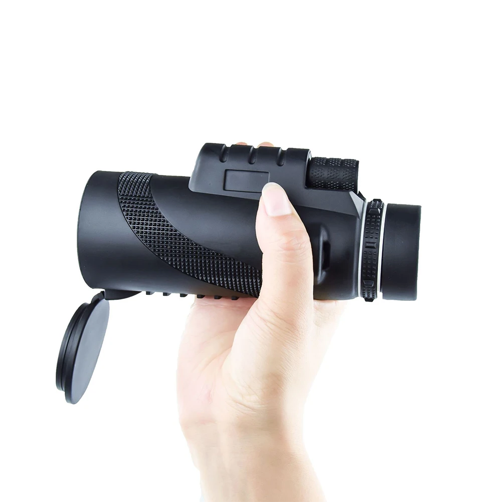 hd 80x100 monocular zoom telescope daynight vision bak4 prism optional phone adapter tripod for bird watching hunting sports free global shipping