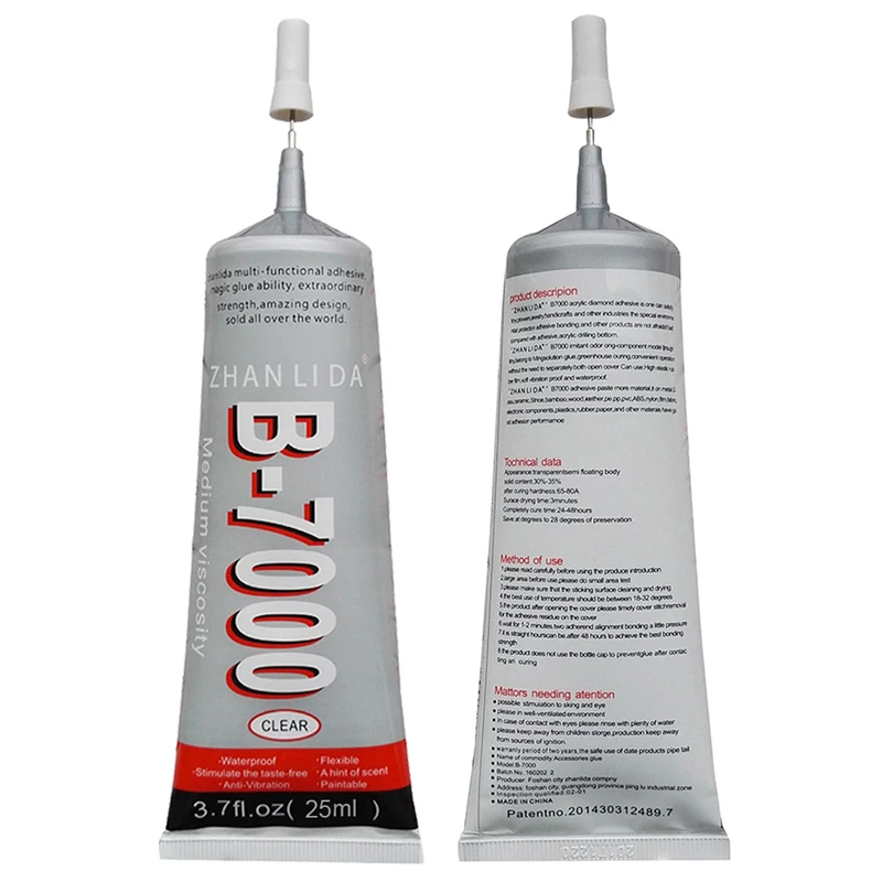 

15ML 25ML B7000 Clear Contact Phone Repair Adhesive Universal Glass Plastic DIY Glue B-7000 With Precision Applicator