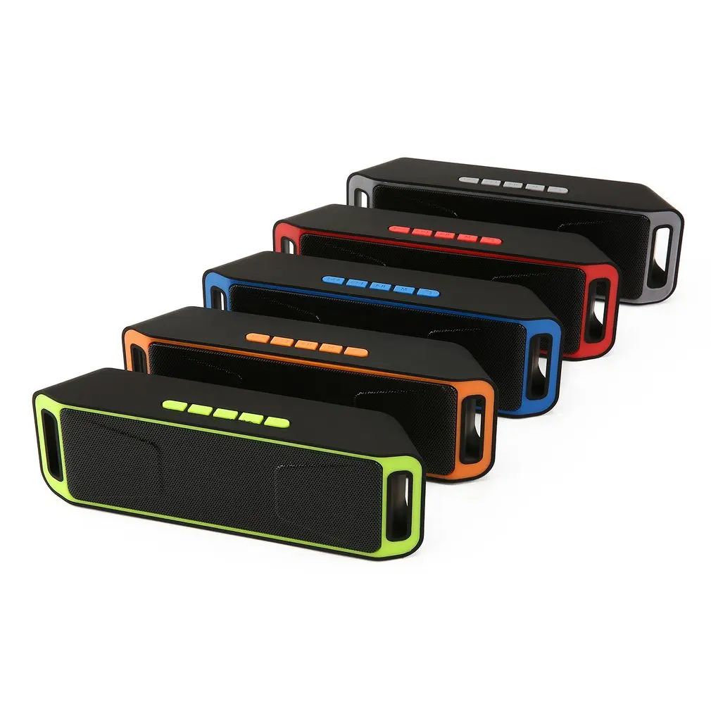S208 Bluetooth-динамик беспроводной recharegeable стерео громкий s USB зарядка мини FM радио