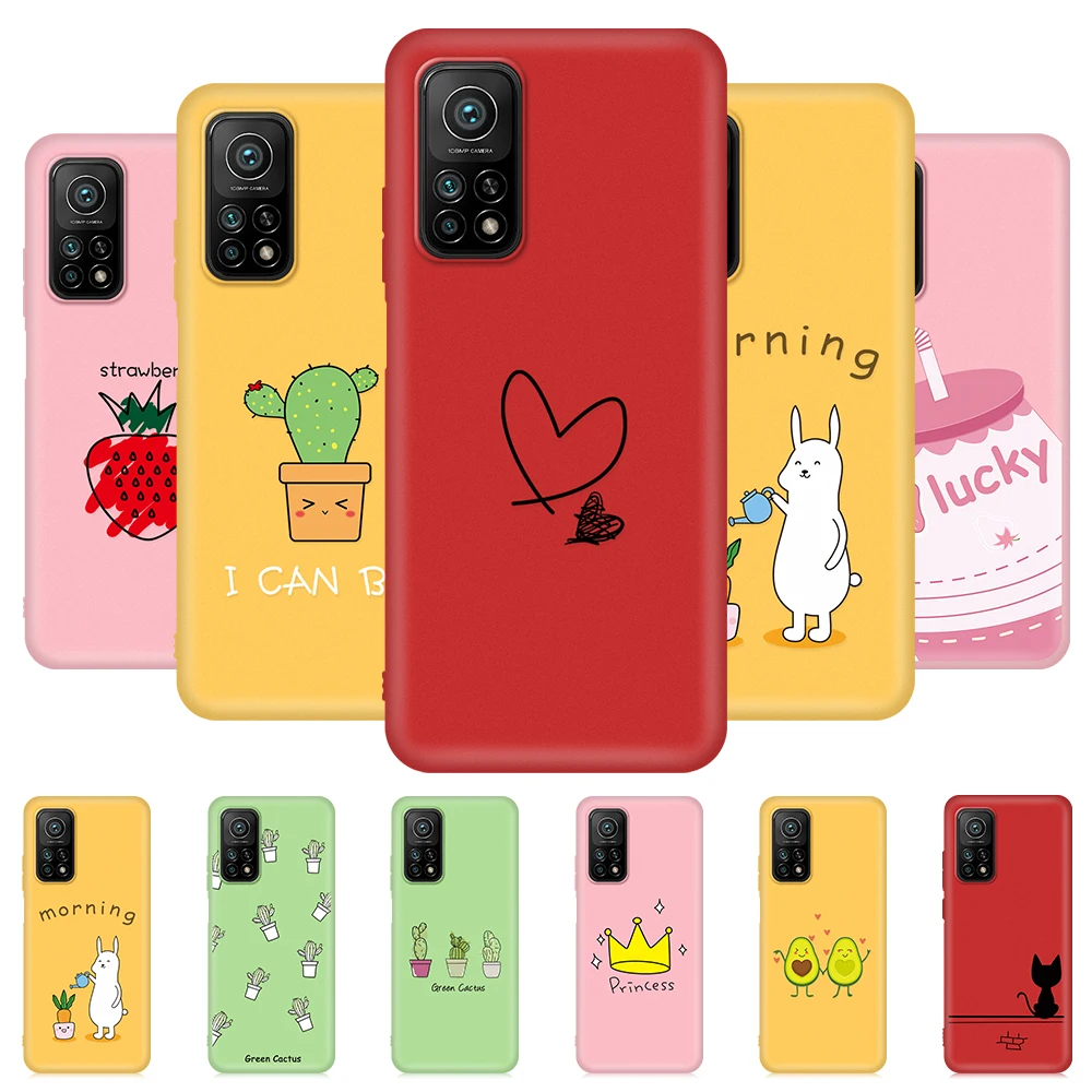 Чехол для Xiaomi POCO X3 NFC мягкая задняя крышка из ТПУ Mi 10T Lite Pro 10 Ultra мультяшный чехол