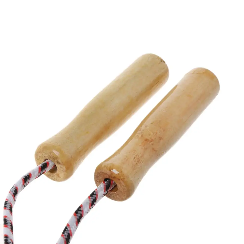 Лидер продаж 2 м Скакалка с деревянной ручкой детское фитнес оборудование