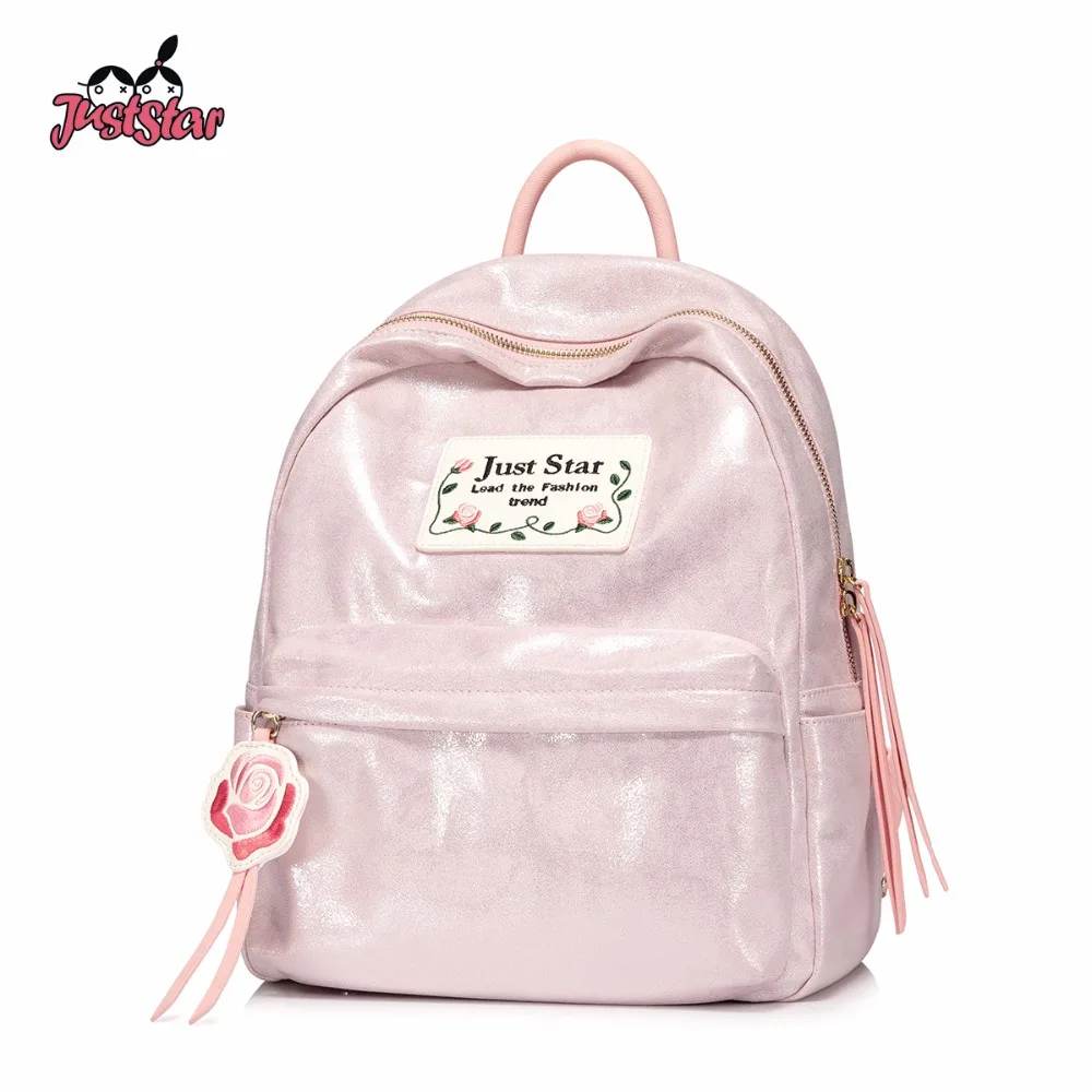 Рюкзак Just Star Женский модный через плечо с цветочной вышивкой|Женские рюкзаки| |