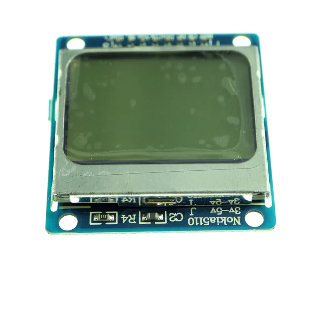 1pcs KJ208 blue 84X48 5110 LCD Module with backlight adapter PCB LCD5110 for Arduino | Электроника
