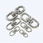 1 шт., двухстороннее поворотное кольцо из нержавеющей стали 304