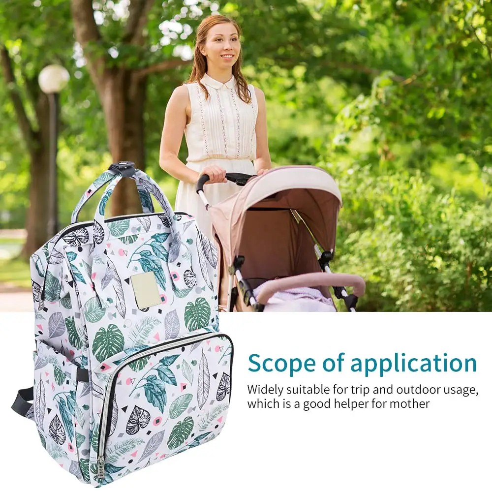 

Large Capacity Diaper Bag Backpack Waterproof Maternity With USB Interface Mummy Travel Bag For Stroller