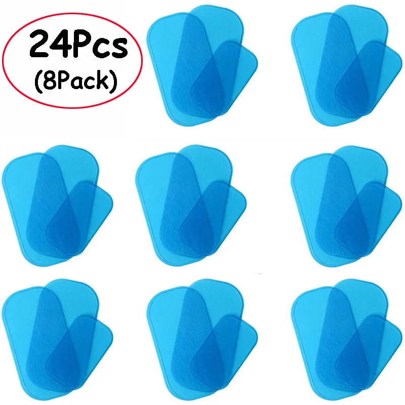

24pcs(8Pack) EMS Buttock Trainer Hydrogel Sticker Gel Pads Replacement Pad For Hip Trainer Muscle Stimulator Butt Toner
