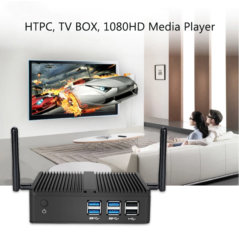 Мини игровой ПК i7 6500U i5 6200U i3 6100U 6th Gen процессор Intel Core DDR3 ram Win10 компьютер 4K UHD HTPC VGA