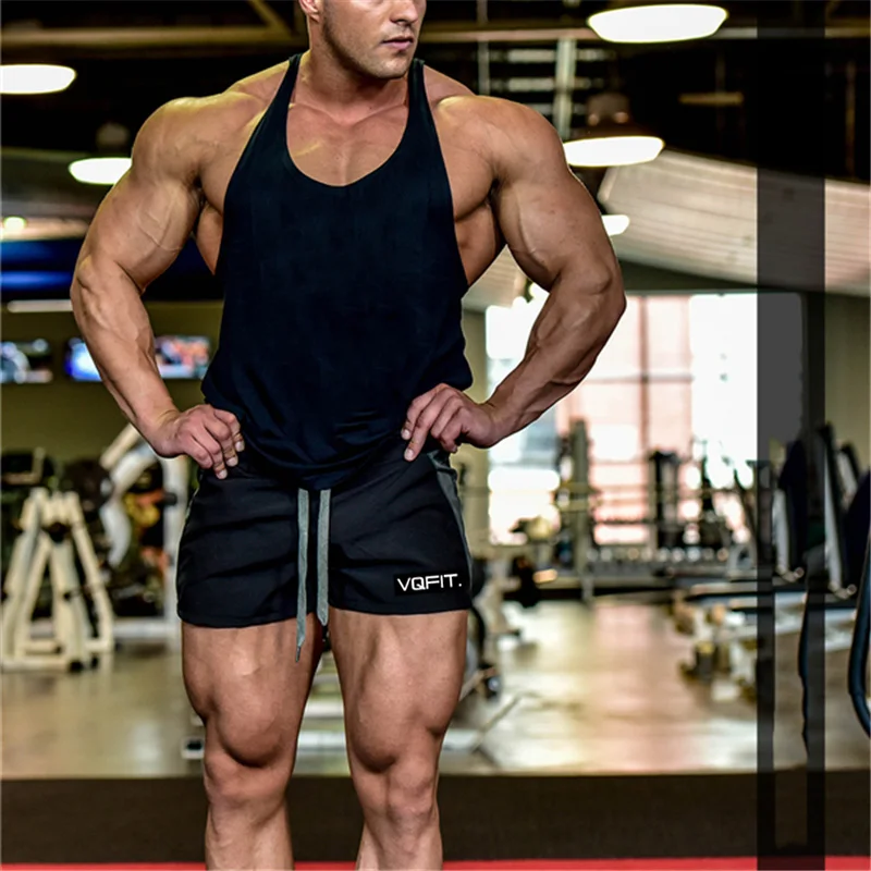 

Шорты мужские спортивные сетчатые дышащие, модные брендовые повседневные, удобные для фитнеса и бодибилдинга