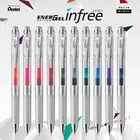 Новый Цвет японский Pentel Быстросохнущий гель ручка BLN75TL 10 Цвет s доступно 0,5 мм Бизнес подпись в офисе ручка