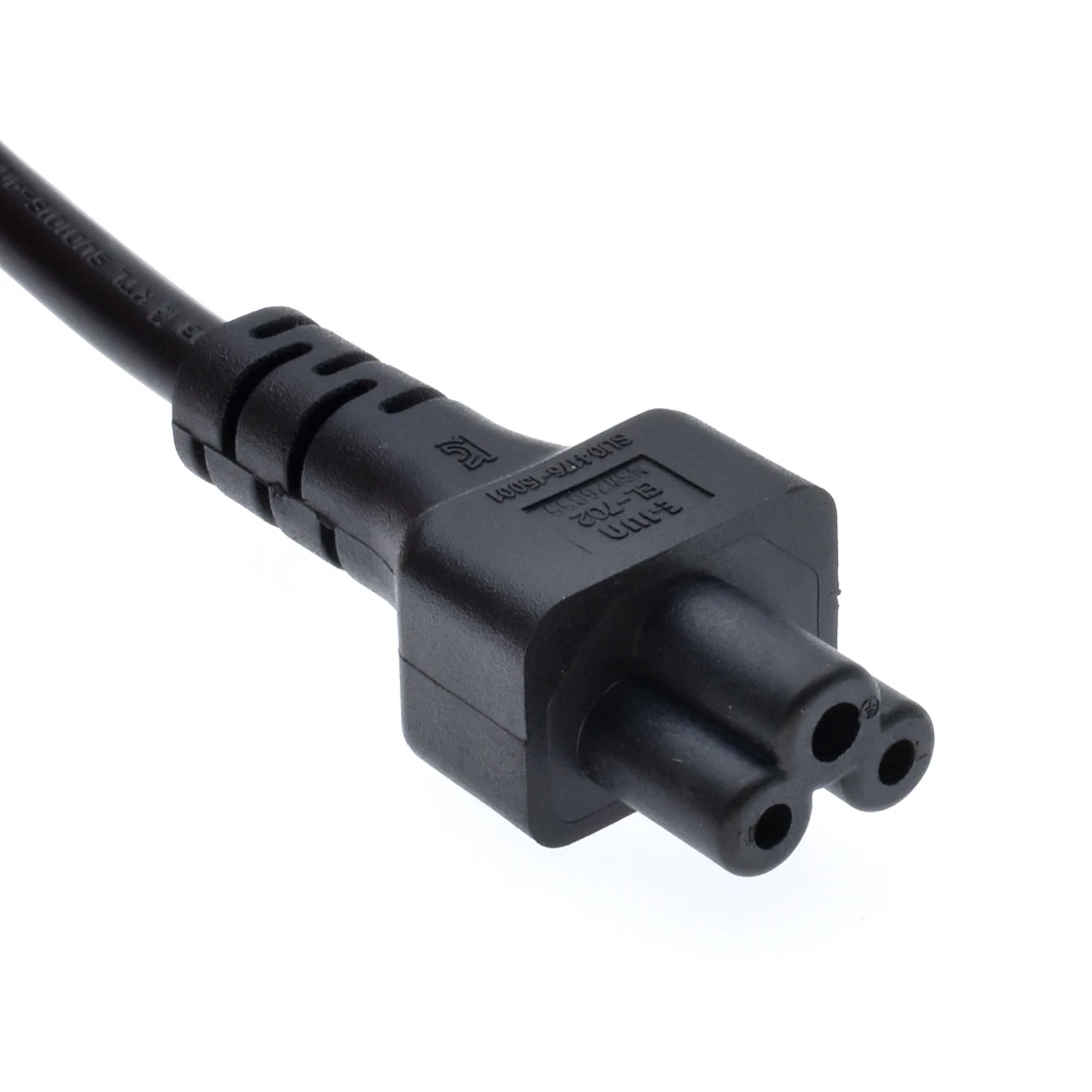 Микро 3pin Штекерный к женскому Удлинительный кабель IEC 320 C5 Female C6 Male 60 см|iec c5|iec