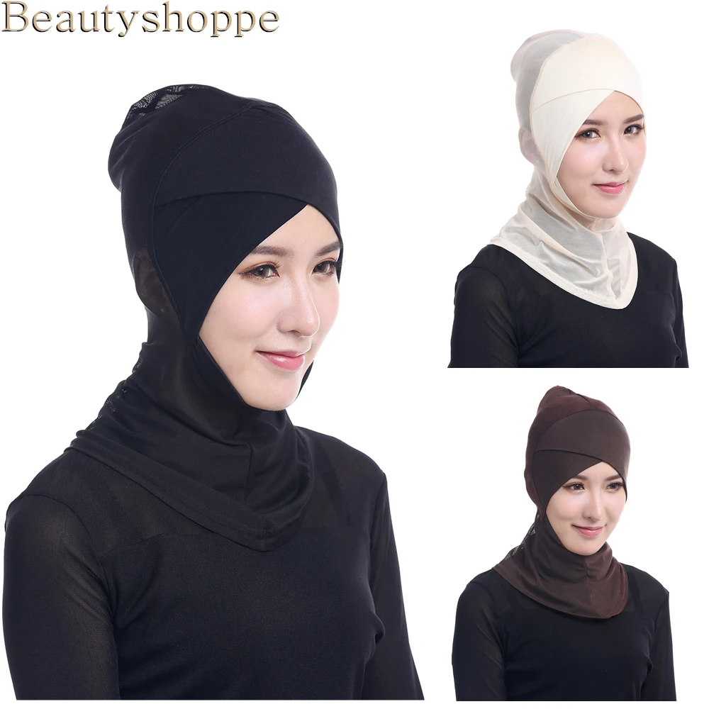 Новейшая шикарная Женская хиджаб Модальная Летняя Повседневная однотонная