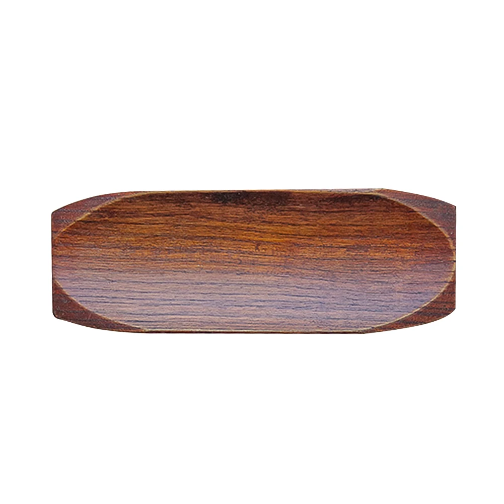 Cake Holder Smooth Napkin Tray Flavor Spices Snack Rectangular Serving Wooden Sushi Dish Dessert Plate Sauce Multifunctional | Дом и сад