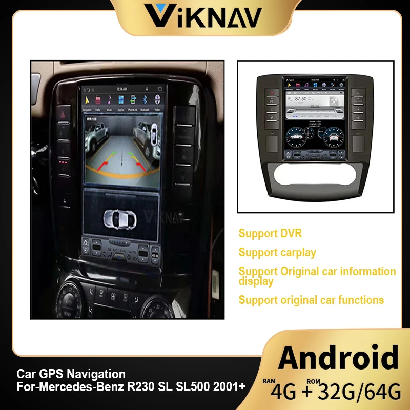 Автомобильная GPS-навигация для Mercedes-Benz Class r350 w251 2009-2013 вертикальный экран