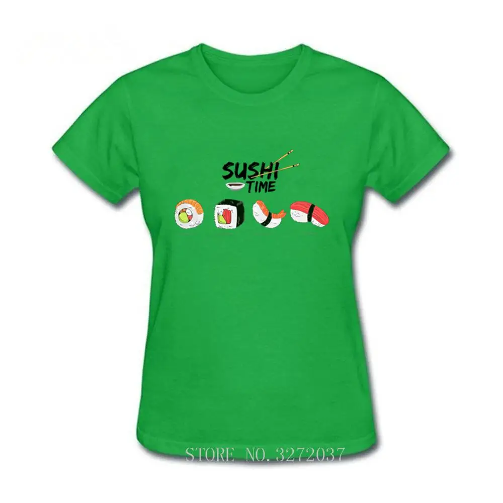 Дизайнерская Женская футболка для отдыха забавная суши веера яркая Мужская с
