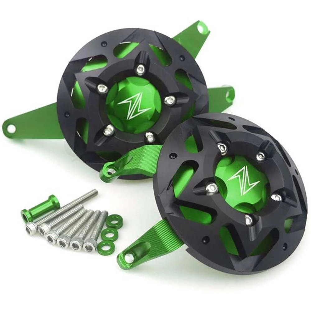 

CNC Aluminum alloy Engine Guard Protector Engine Guard Case Slider Cover Protector Set For KAWASAKI Z900 2017 2018