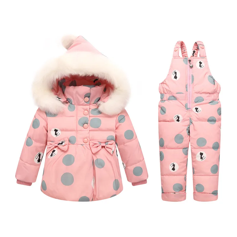 Children's Winter Jackets Kids Jacket For Girls Boys Warm Coats Hooded Snowsuits Child Outerwear Toddler Overalls Jumpsuit |