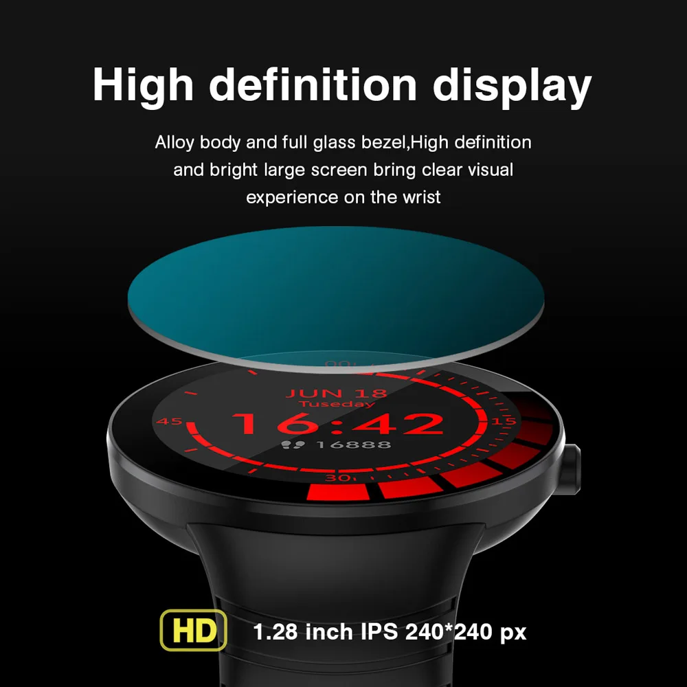 

QiZvvo Smart Watch Men Full Touch Screen Custom Watch Dial IP68 Waterproof New Smartwatch for Android IOS Sports Fitness Tracker