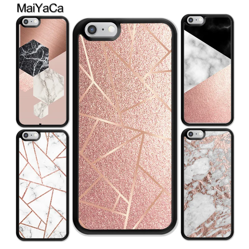 MaiYaCa розовый золотой мраморный гранитный блестящий чехол для iphone 12 mini 11 Pro Max X XR XS