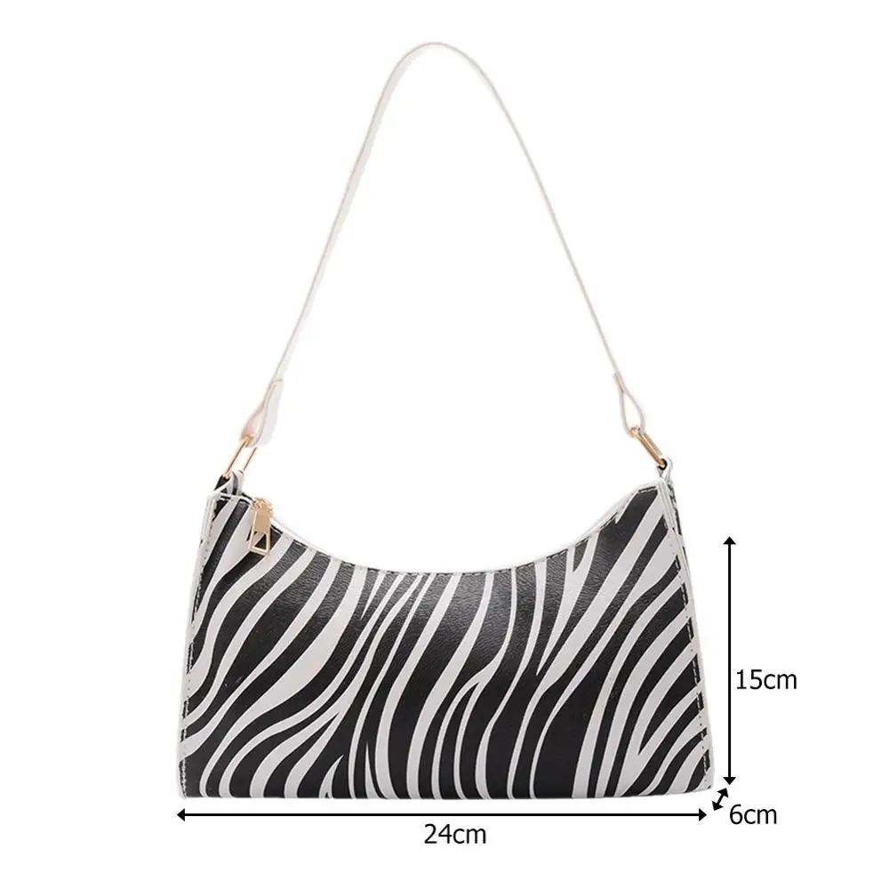 

Classic Texture Female Festival Gifts Simple Handbag Women Leather Animal Pattern Underarm Shoulder Bag Shopping Totes