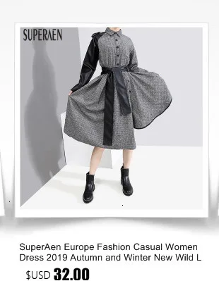 SuperAen, новинка, корейский стиль, футболки женские, свободные, плюс размер, водолазка,, необычные, одноцветные, с длинным рукавом, Футболки женские