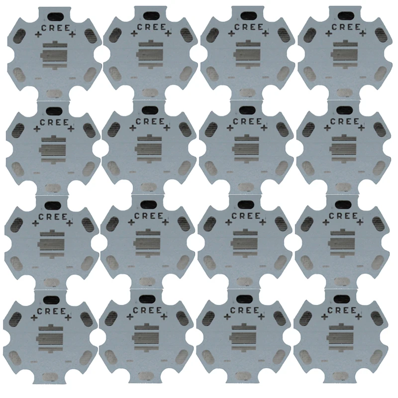 Бесплатная доставка! 20 мм CREE белый XML/XML2 T6 U2 LED PCB/алюминиевая Базовая