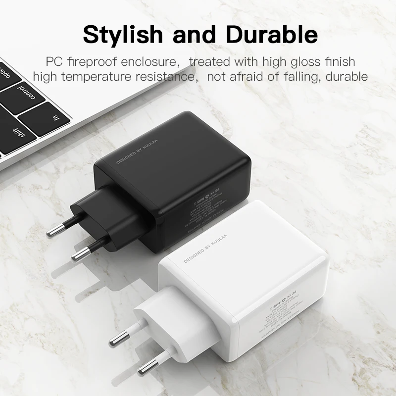 KUULAA Quick Charge 4.0 3.0 USB Charger 30W QC3.0 PD Fast Charging 2 Plug Mobile Phone For iPhone Samsung Xiaomi | Мобильные
